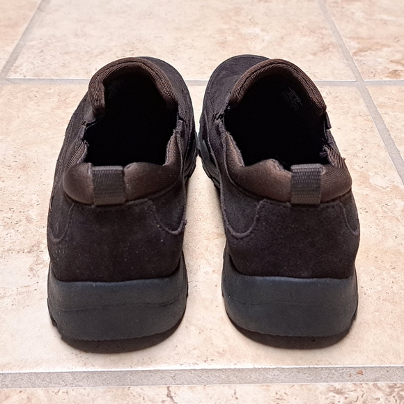 🤎Lands End Kids All Weather Slip On Shoe- Spice Brown, Size 3 - Picture 4 of 9